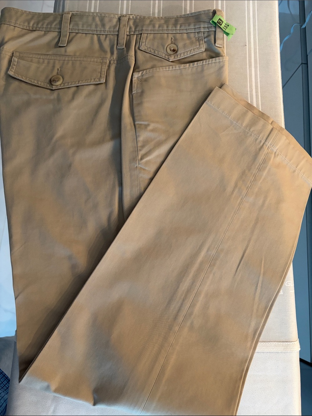 Dolce Gabbana Men's Tan Cotton Blend Chino Pants